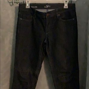 Loft skinny zipper leg jeans